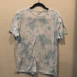 Target goodfellow blue tie die shirt